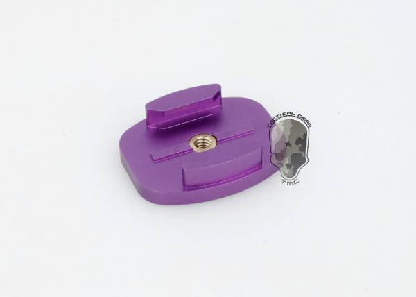 G TMC Alum Flat Surface Mount w/ Tripod cam adapter ( Purple )